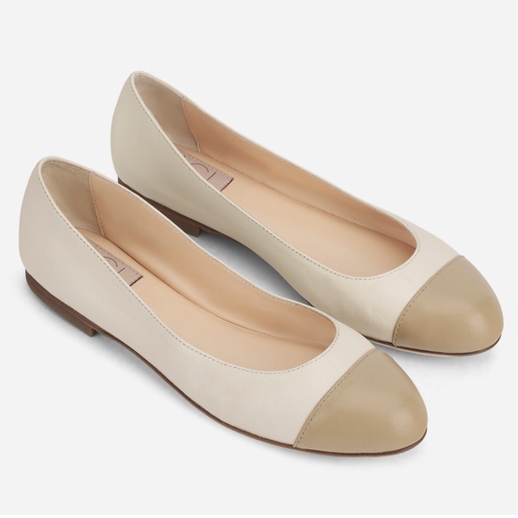 AGL Milly Bicolor Cap Toe Leather Ballet Flats Size 42/11 - Picture 8 of 9